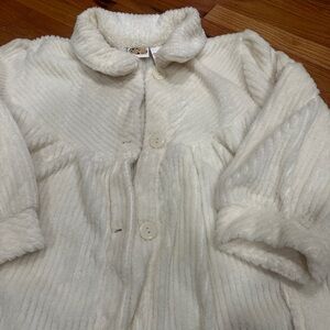 White Fleece Jacket for Women